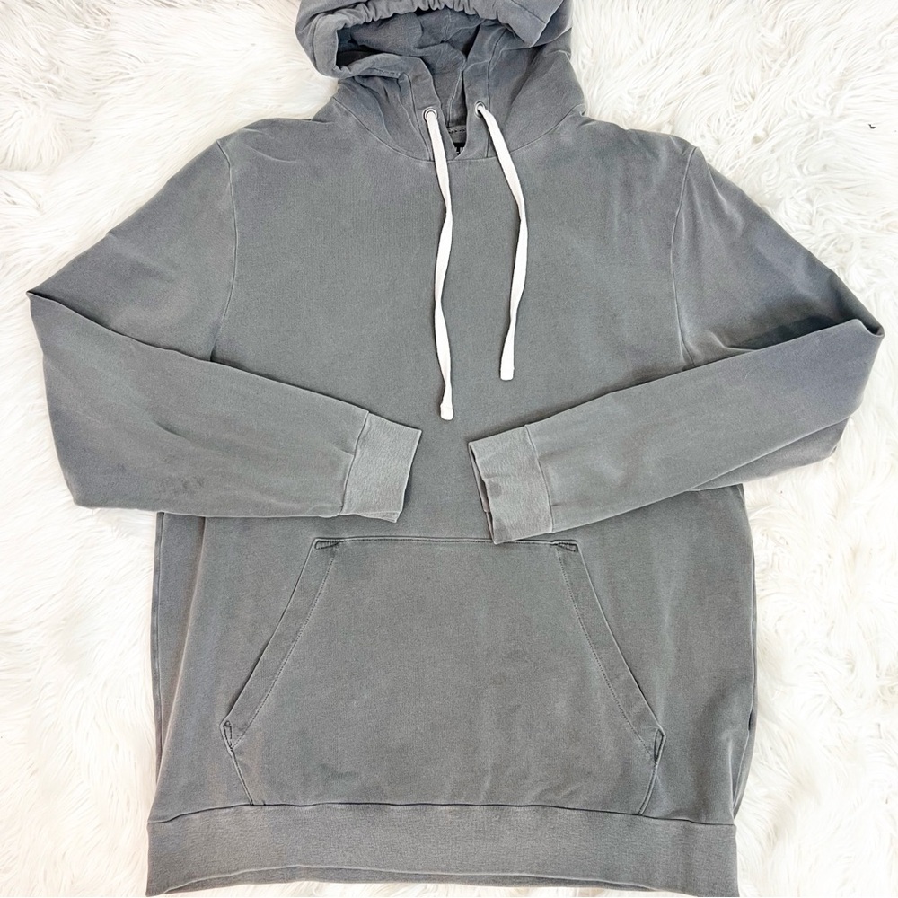 GOODLIFE KHAKI GRAY LONG SLEEVE HOODIE PULLOVER SWEATSHIRT MENS SZ XL